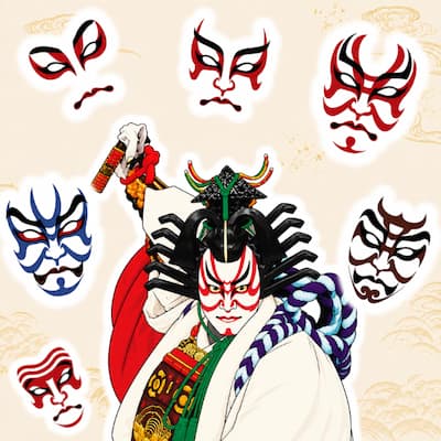 歌舞伎の隈取