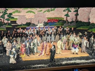 カーテンコールでは写真撮影タイム