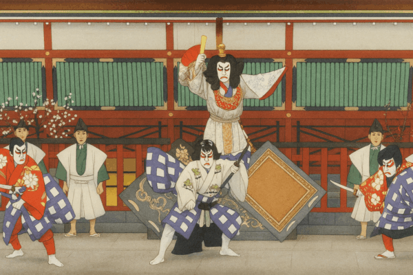 『車引』三兄弟と藤原時平