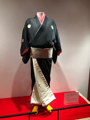 2022年の市川團十郎襲名披露公演で展示された助六の衣裳