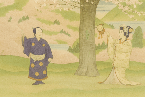 「道行初音旅」吉野山での一幕