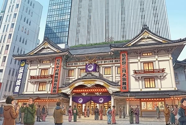 2026年2月「猿若祭二月大歌舞伎」が開催される歌舞伎座