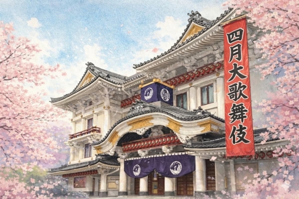 「四月大歌舞伎」が開催される歌舞伎座