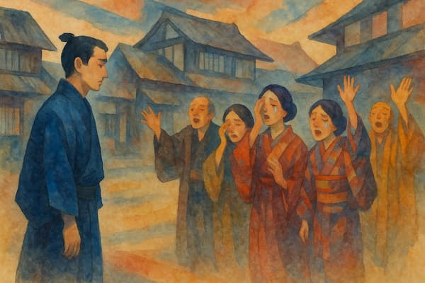 菊之助、別れの旅立ち