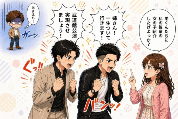 [33-6]弟たちを簡単に従えることができるアミちゃん