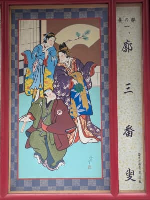 2026年4月歌舞伎座『廓三番叟』の絵看板