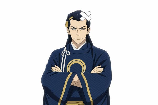 鬼丸にやられていらつく三日月宗近(尾上松也)