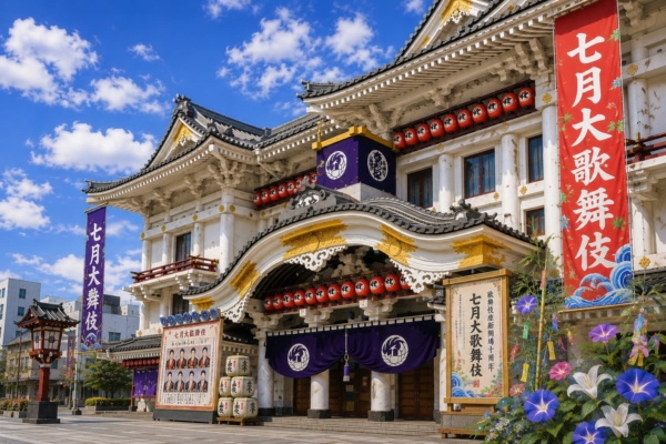 「七月大歌舞伎」が開催される歌舞伎座イメージ