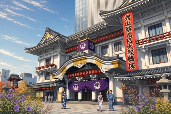 2026年9月秀山祭大歌舞伎が開催される歌舞伎座イメージ