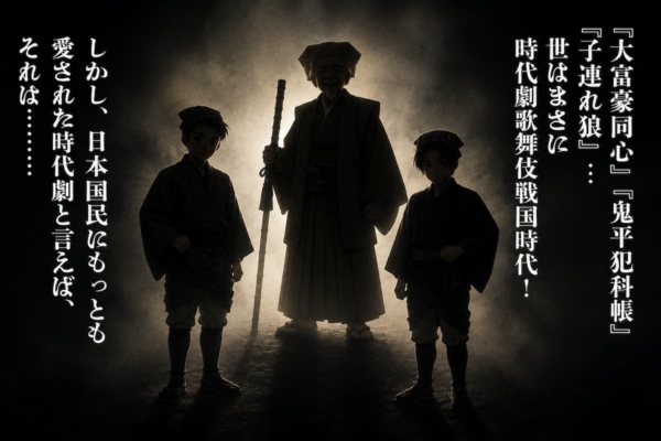 [41-1]時代劇歌舞伎の頂点に立つキャラのシルエット