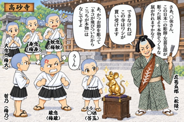[42-1]左甚五郎（松緑）に難題をふっかけられる◯休さん（莟玉）