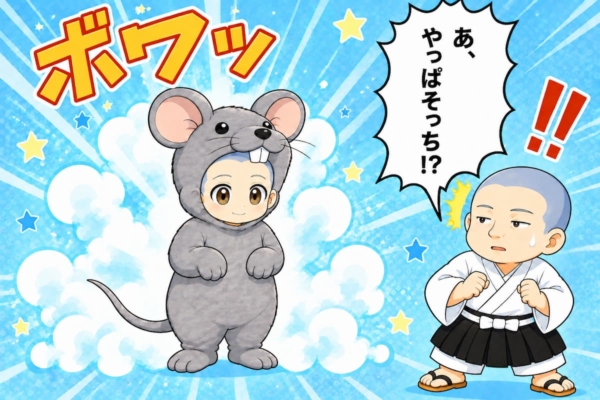 [42-7a]仁木弾正が大鼠に変身！